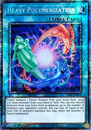 Heavy Polymerization (Starlight Rare) (RA05-EN071) - Rarity Collection 5 1st Edition