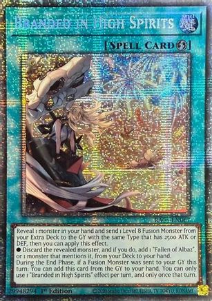 Branded in High Spirits (Starlight Rare) (RA05-EN067) - Rarity Collection 5 1st Edition