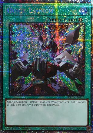 Quick Launch (Starlight Rare) (RA05-EN062) - Rarity Collection 5 1st Edition