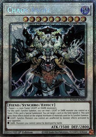 Chaos Angel (Starlight Rare) (RA05-EN043) - Rarity Collection 5 1st Edition