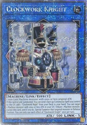 Clockwork Knight (Starlight Rare) (RA05-EN058) - Rarity Collection 5 1st Edition