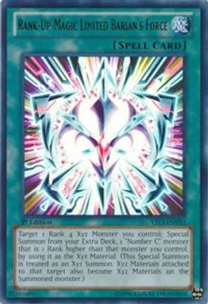 Rank-Up-Magic Limited Barian's Force (YS13-ENV02) - Super Starter: V for Victory Power-Up Pack Unlimited