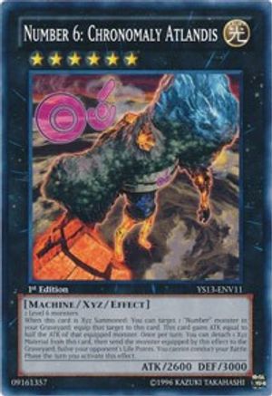 Number 6: Chronomaly Atlandis (YS13-ENV11) - Super Starter: V for Victory Power-Up Pack Unlimited