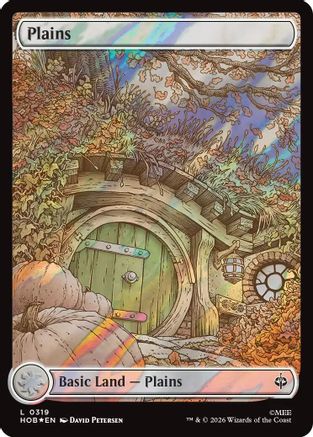 Plains (0319) (Surge Foil) (HOB-319) - The Hobbit Foil