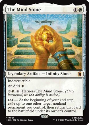 The Mind Stone (MSH-021) - Marvel Super Heroes Foil