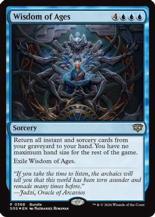 Wisdom of Ages (SOS Bundle) (UMP-368) - Unique and Miscellaneous Promos Foil