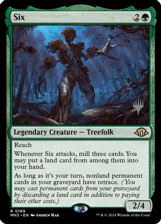 Six (PPSOS-169) - Promo Pack: Secrets of Strixhaven Foil