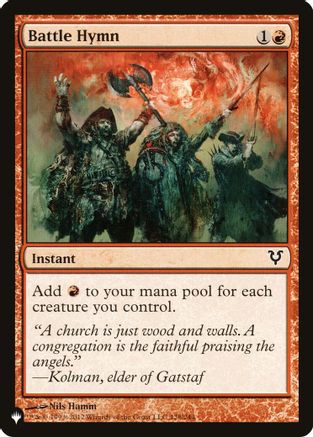 Battle Hymn (LIST-128) - The List Reprints