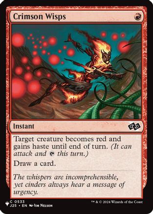 Crimson Wisps (J25) (LIST-533) - The List Reprints