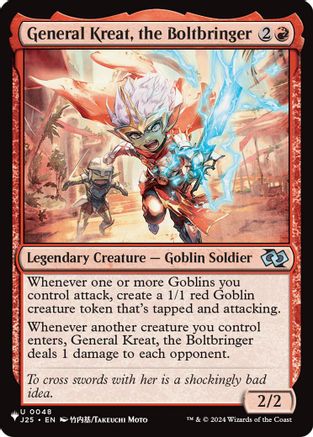 General Kreat, the Boltbringer (Anime) (LIST-048) - The List Reprints