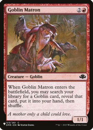 Goblin Matron (DMR) (LIST-123) - The List Reprints