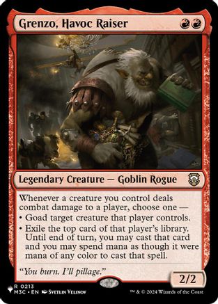 Grenzo, Havoc Raiser (LIST-213) - The List Reprints