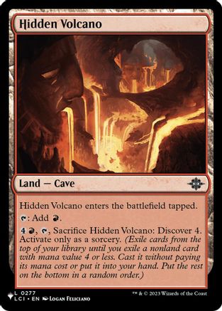 Hidden Volcano (LIST-277) - The List Reprints