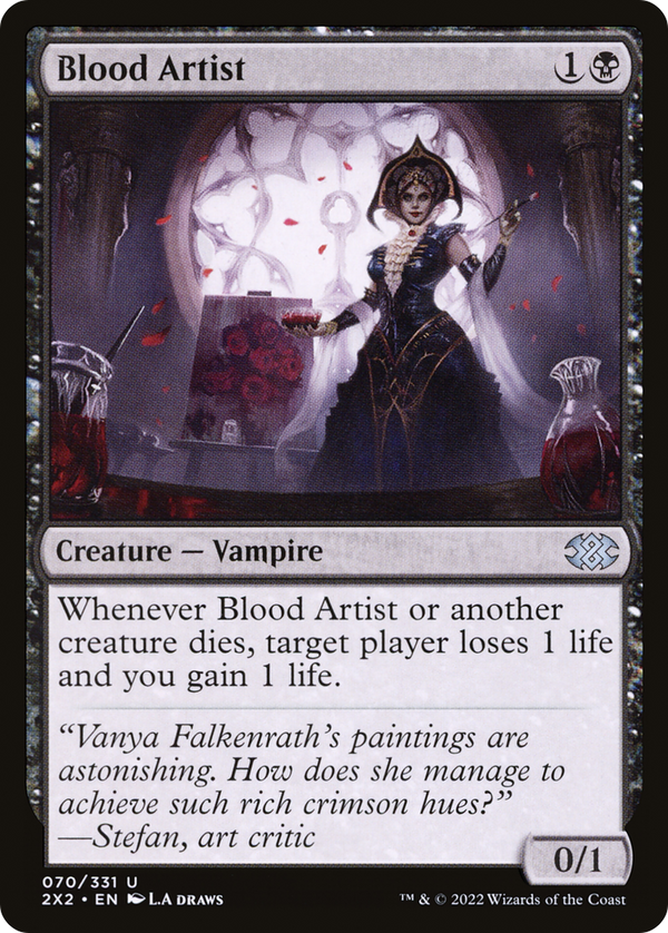 Blood Artist (2X2-070) - Double Masters 2022 Foil