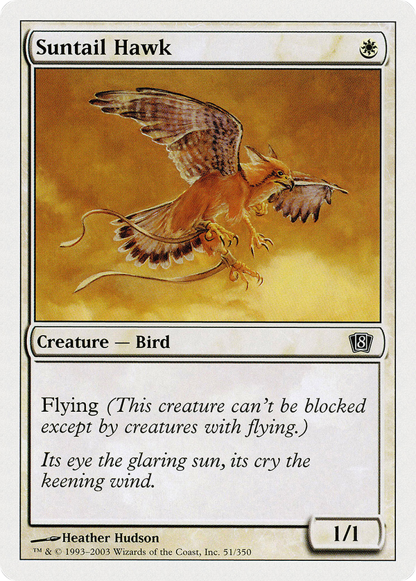 Suntail Hawk (8ED-051) - 8th Edition Foil