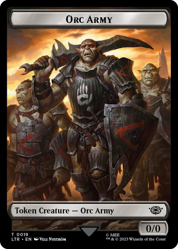 Orc Army (TLTR-019) - Tales of Middle-earth Tokens Foil