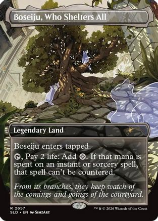 Boseiju, Who Shelters All (SLD-2657) - Secret Lair Drop Series Foil