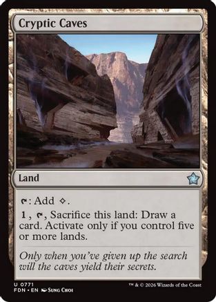 Cryptic Caves (0771) (FDN-771) - Foundations