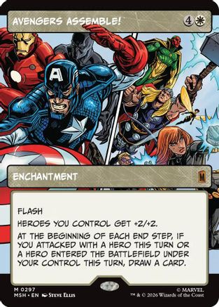 Avengers Assemble! (Borderless) (0297) (MSH-297) - Marvel Super Heroes