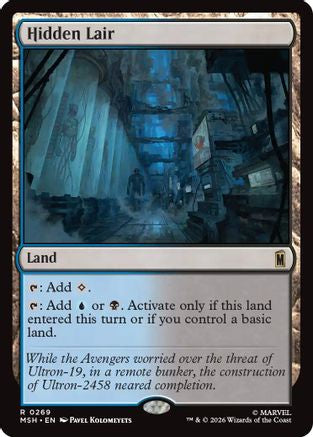 Hidden Lair (MSH-269) - Marvel Super Heroes Foil