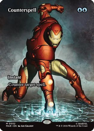 Counterspell (Borderless) (0052) (MAR-052) - Marvel Universe Eternal-Legal Foil