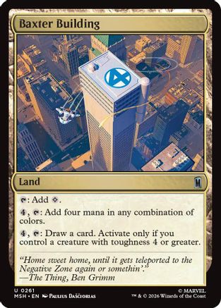 Baxter Building (MSH-261) - Marvel Super Heroes