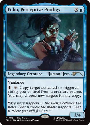 Echo, Perceptive Prodigy (SSP-001) - Standard Showdown Promos Foil
