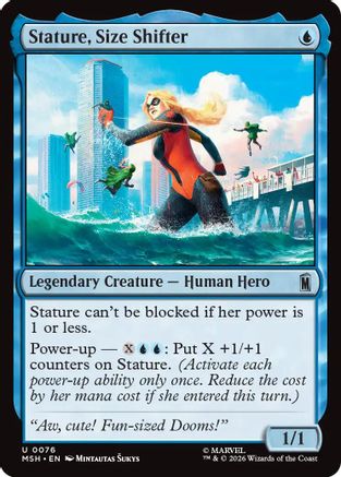 Stature, Size Shifter (MSH-076) - Marvel Super Heroes