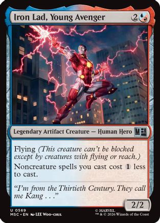 Iron Lad, Young Avenger (MSC-569) - Commander: Marvel Super Heroes
