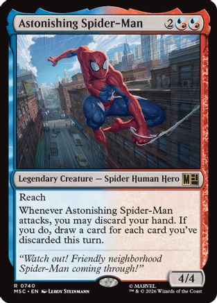 Astonishing Spider-Man (MSC-740) - Commander: Marvel Super Heroes Foil