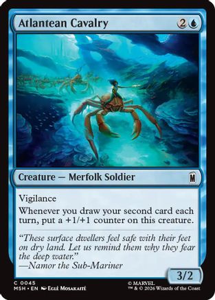 Atlantean Cavalry (MSH-045) - Marvel Super Heroes