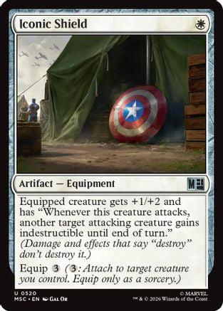 Iconic Shield (MSC-520) - Commander: Marvel Super Heroes Foil