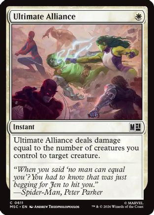 Ultimate Alliance (MSC-611) - Commander: Marvel Super Heroes