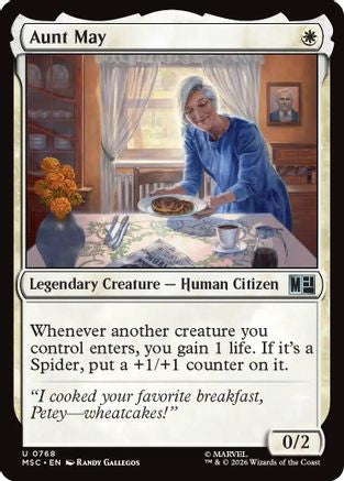 Aunt May (MSC-768) - Commander: Marvel Super Heroes Foil