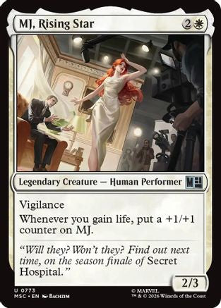 MJ, Rising Star (MSC-773) - Commander: Marvel Super Heroes