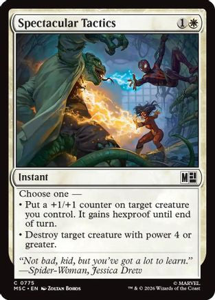 Spectacular Tactics (MSC-775) - Commander: Marvel Super Heroes Foil