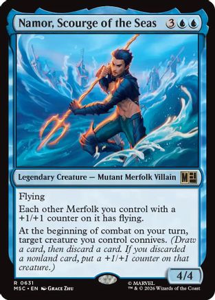 Namor, Scourge of the Seas (MSC-631) - Commander: Marvel Super Heroes