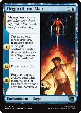 Origin of Iron Man (MSC-633) - Commander: Marvel Super Heroes Foil