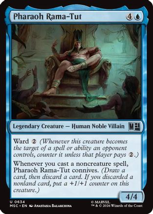 Pharaoh Rama-Tut (MSC-634) - Commander: Marvel Super Heroes Foil