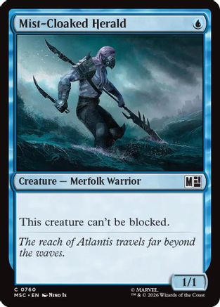 Mist-Cloaked Herald (MSC-760) - Commander: Marvel Super Heroes Foil