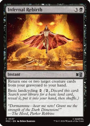 Infernal Rebirth (MSC-537) - Commander: Marvel Super Heroes Foil