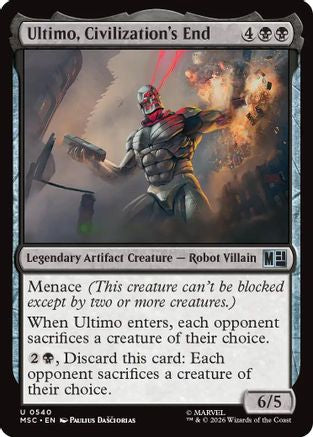 Ultimo, Civilization's End (MSC-540) - Commander: Marvel Super Heroes Foil