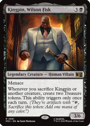 Kingpin, Wilson Fisk (MSC-661) - Commander: Marvel Super Heroes Foil