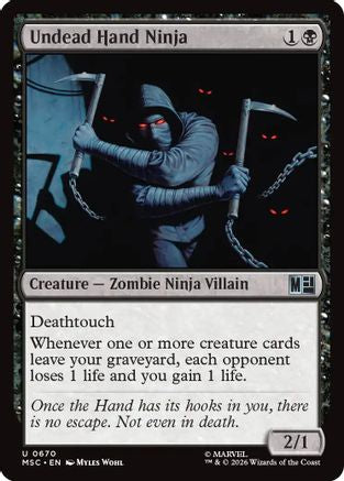Undead Hand Ninja (MSC-670) - Commander: Marvel Super Heroes