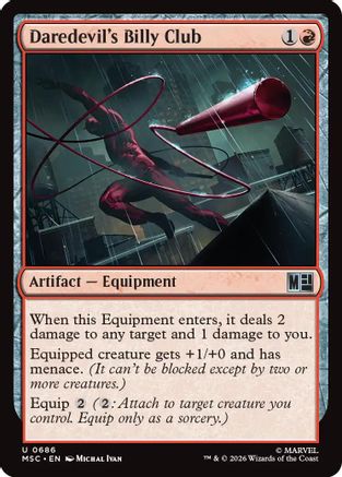 Daredevil's Billy Club (MSC-686) - Commander: Marvel Super Heroes