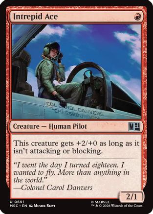 Intrepid Ace (MSC-691) - Commander: Marvel Super Heroes Foil