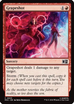 Grapeshot (MSC-803) - Commander: Marvel Super Heroes Foil