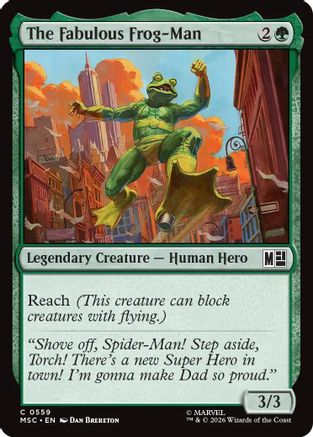 The Fabulous Frog-Man (MSC-559) - Commander: Marvel Super Heroes