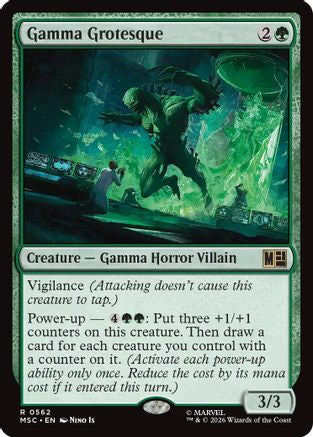 Gamma Grotesque (MSC-562) - Commander: Marvel Super Heroes