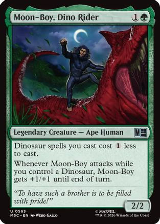 Moon-Boy, Dino Rider (MSC-563) - Commander: Marvel Super Heroes